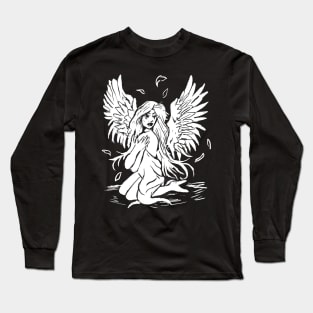 Fallen Angel Gothic Dark Art Long Sleeve T-Shirt